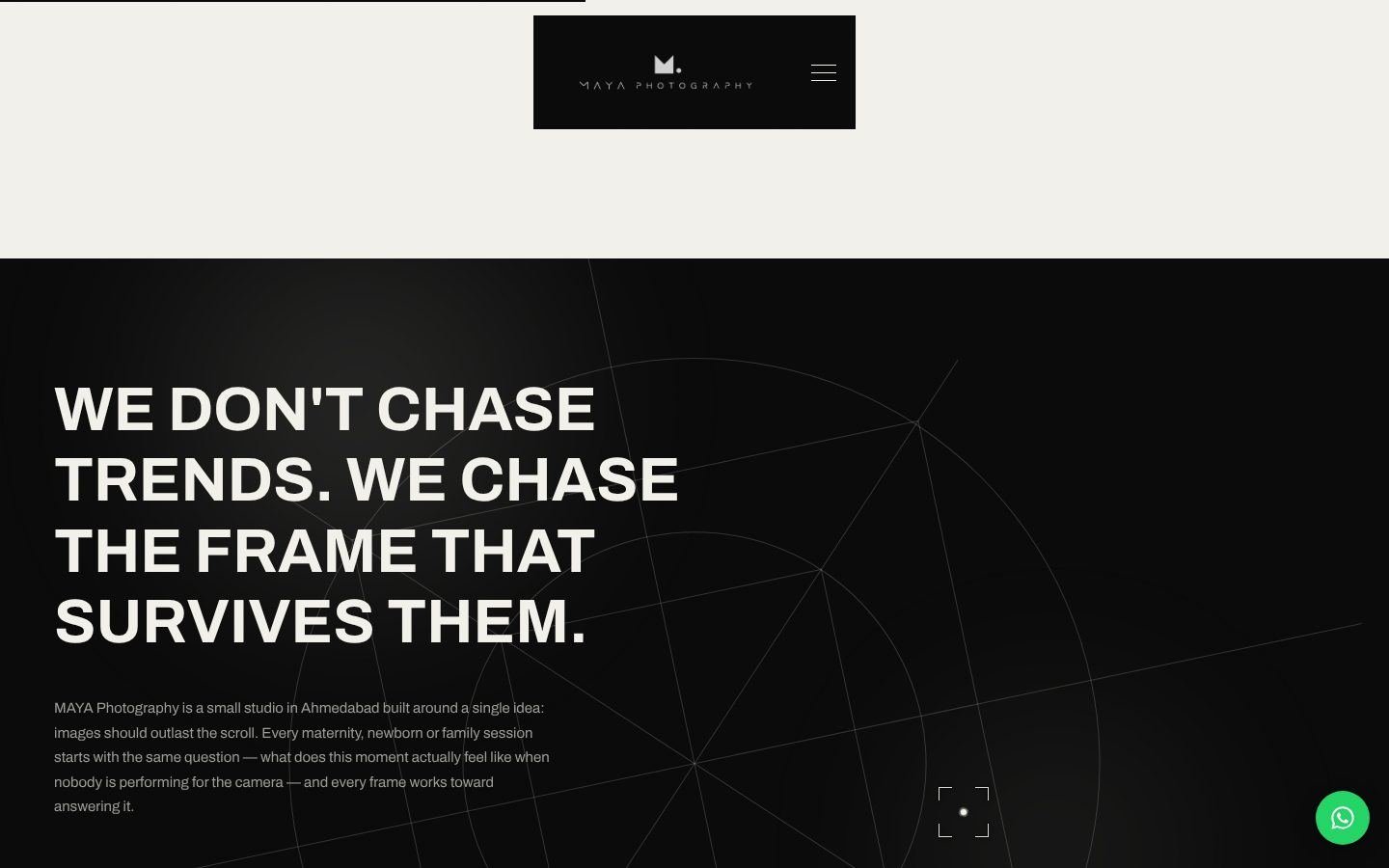 Maya Photography manifesto section